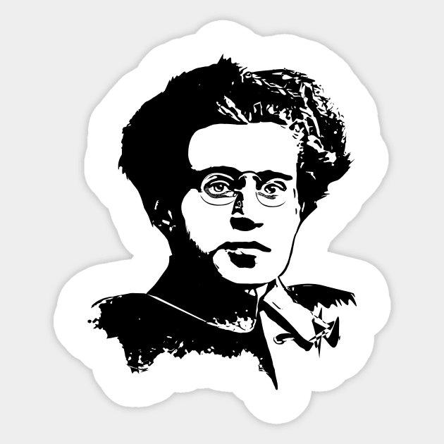 Antonio Gramsci Sticker by dan89